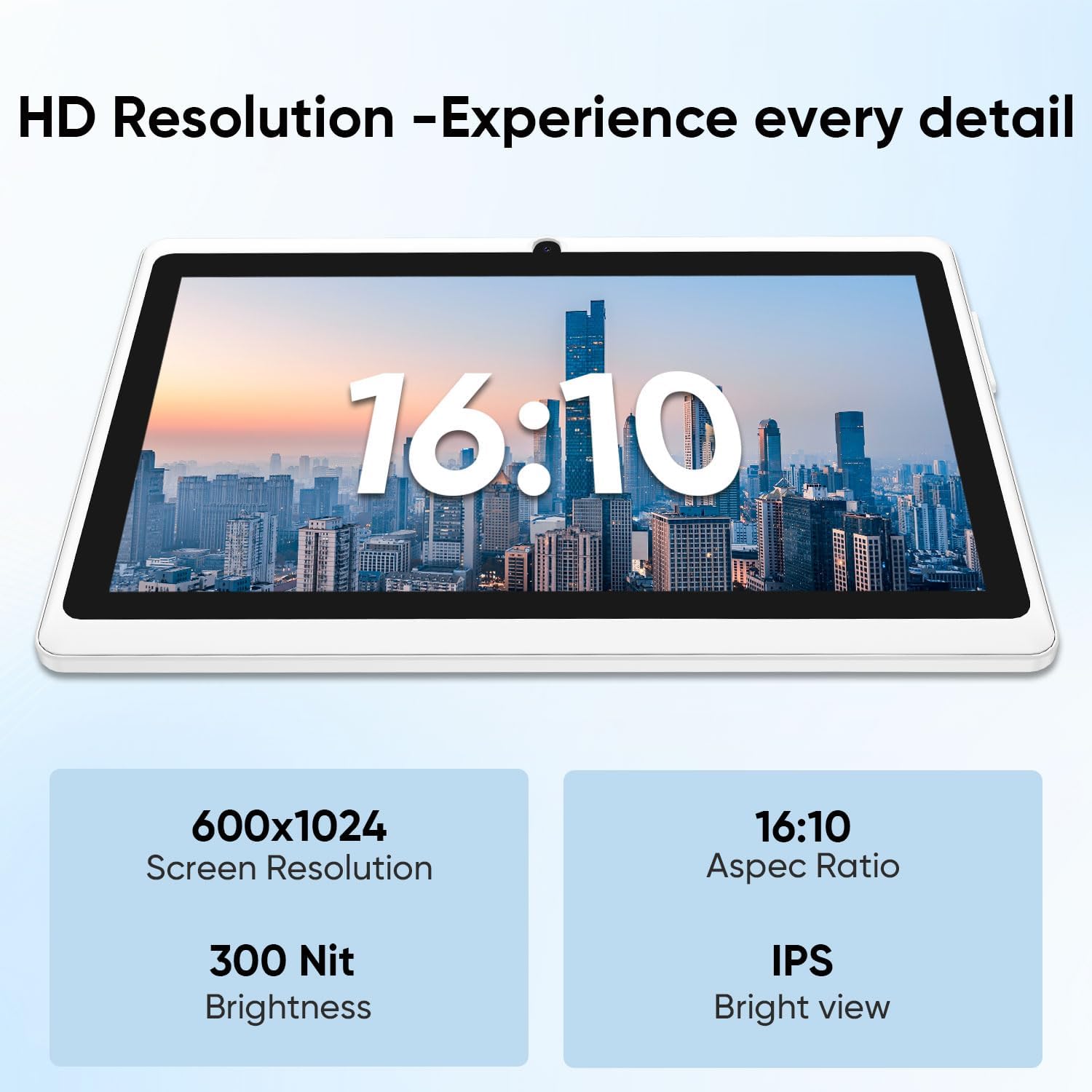 HNVHNV Android Tablet 7 Inch Tablet, E-Reader, 6GB RAM 32GB ROM 1TB Expansion, Quad-core Processor, Dual Camera, WiFi, Bluetooth, Parental Control (Pink) - Image 5