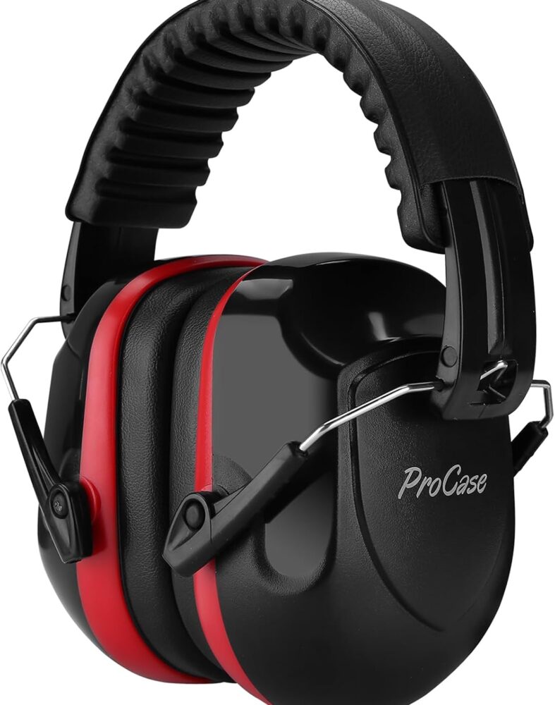 ProCase Hearing Protection Ear Muffs SNR 33dB, Noise Cancelling Headphones