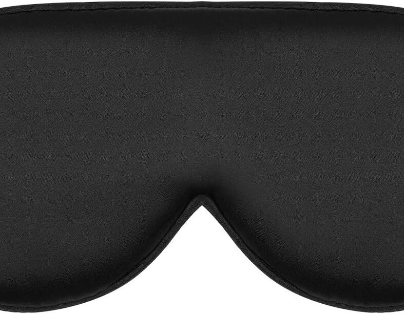 Alaska Bear Sleep Mask Silk Eye Cover with Shaped Pad, Machine Washable
