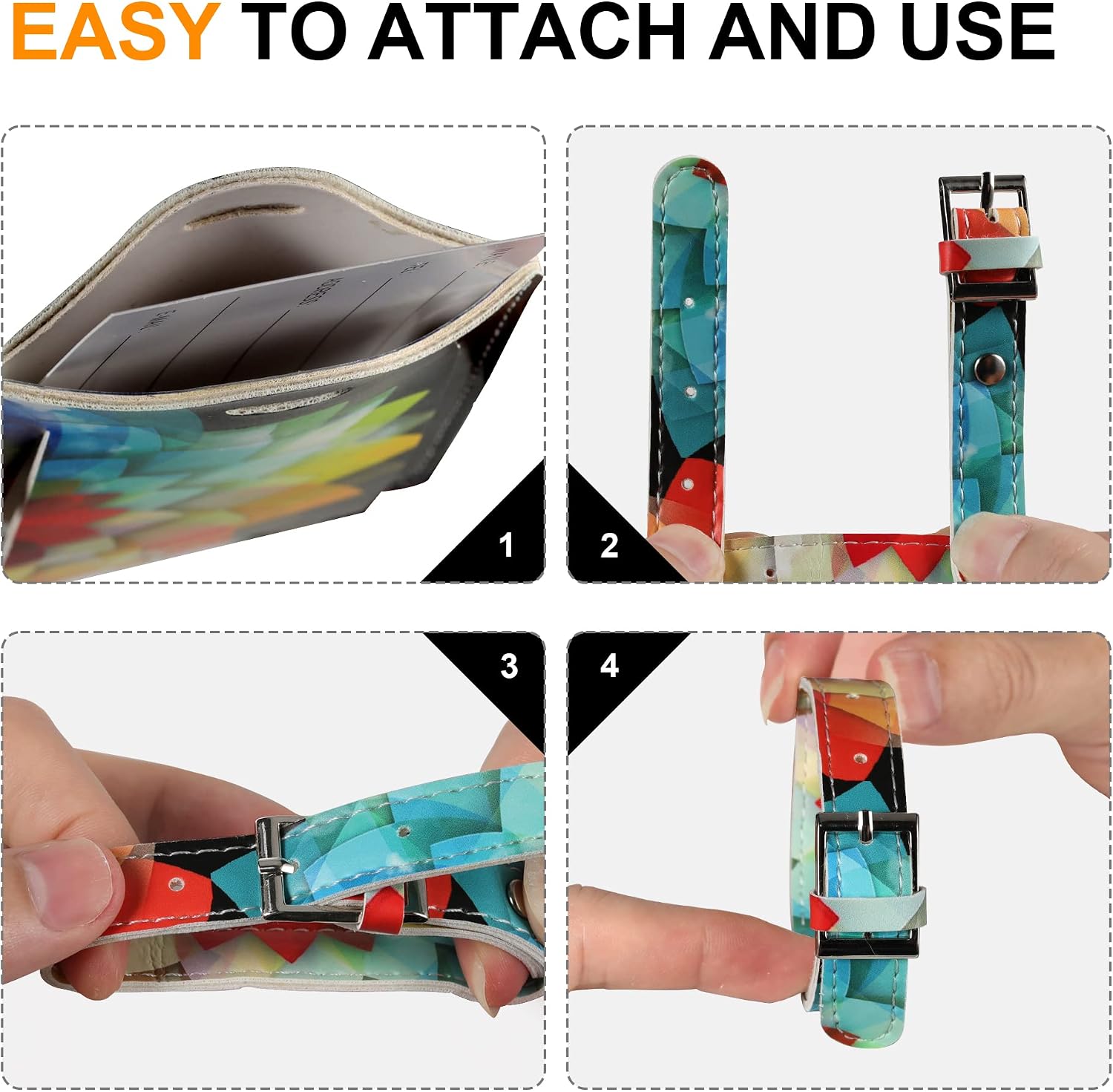 Sodsay Luggage Tags for Suitcases Baggage Travel Essentials - Image 7